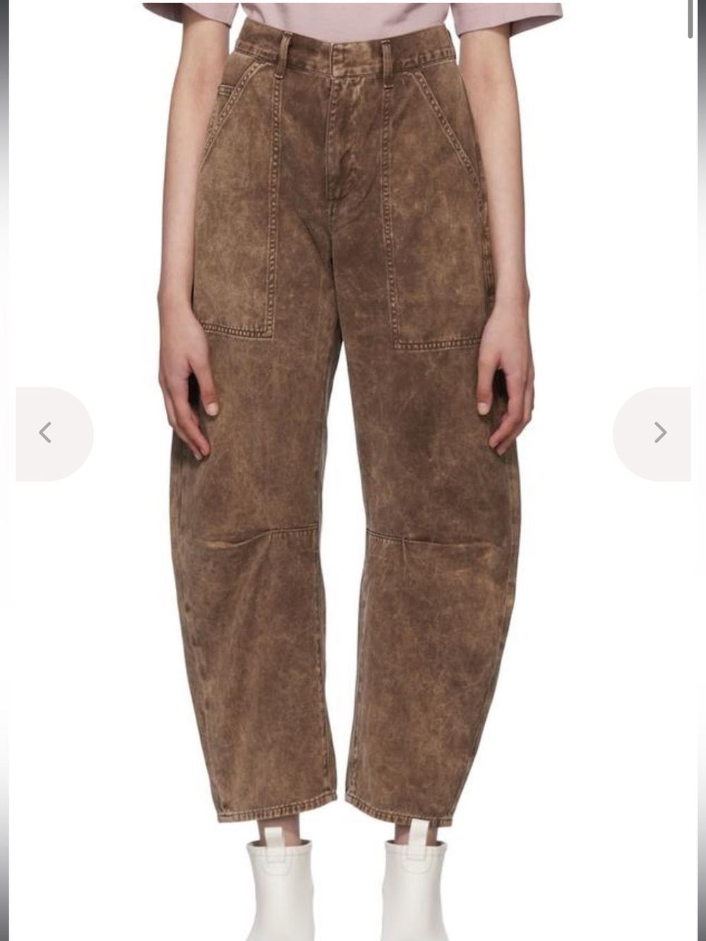 NWOT Citizens of Humanity Lori trousers Tamarind 27
